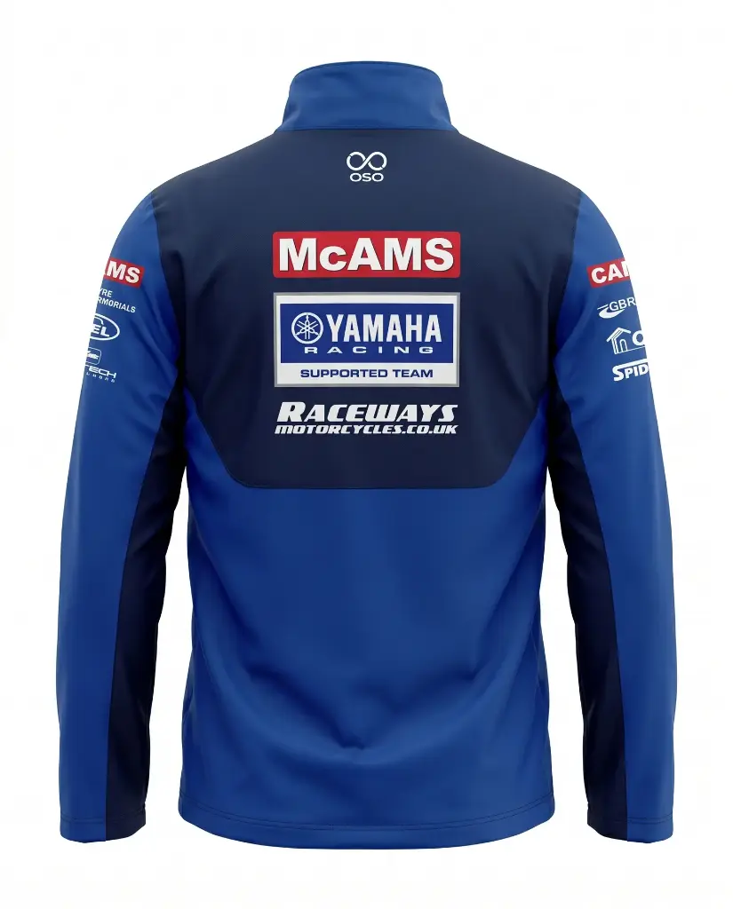 McAMS Yamaha 2026 Rain Jacket — detail view