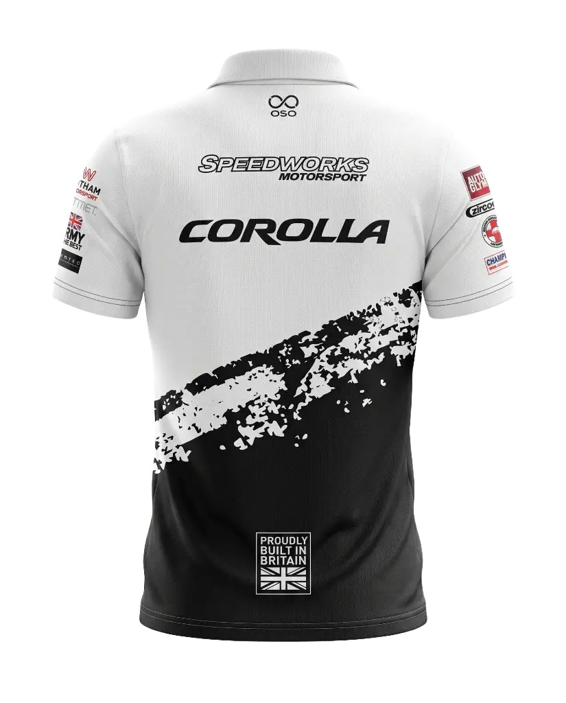 Speedwork white polo back.webp