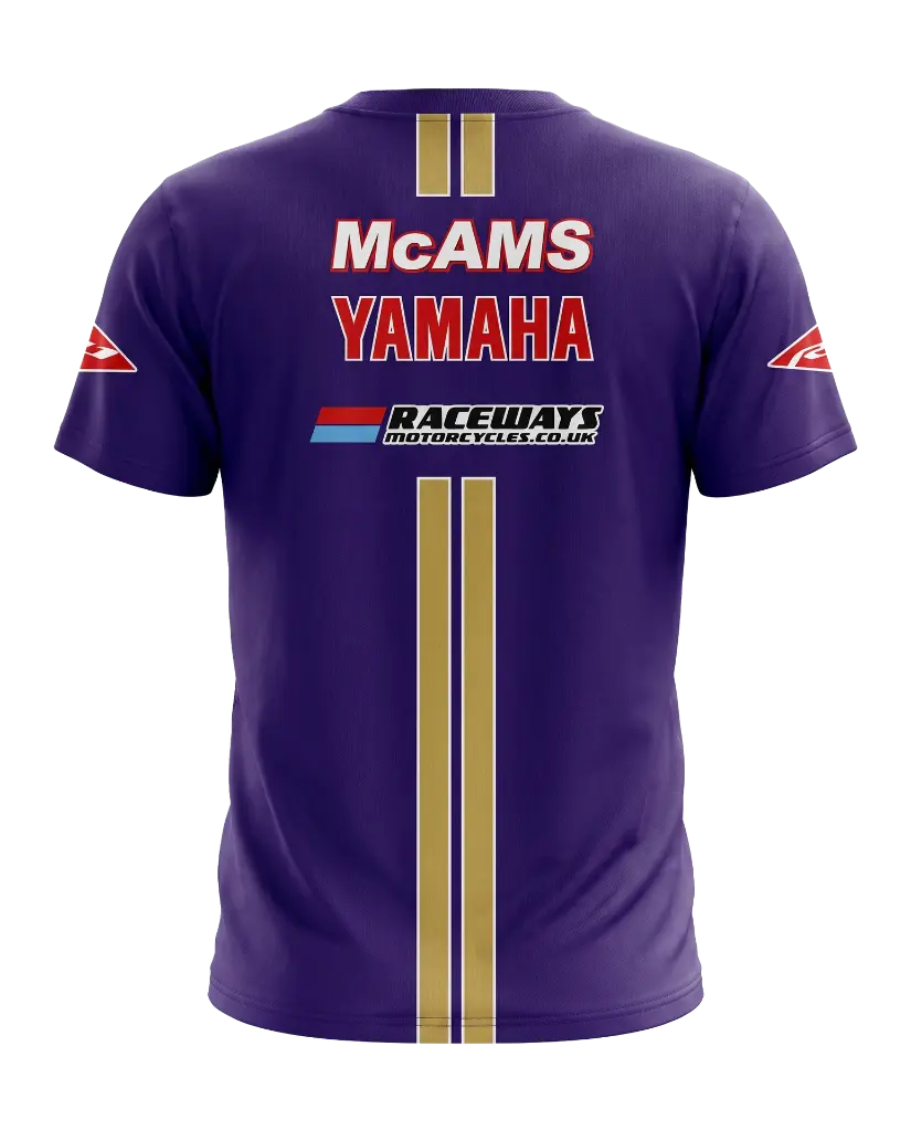 McAms Yamaha Raceways anniversary tee back.webp
