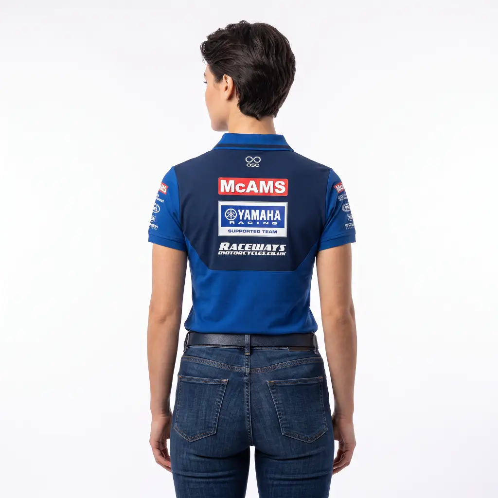 McAMS Yamaha 2026 Polo Shirt — detail view