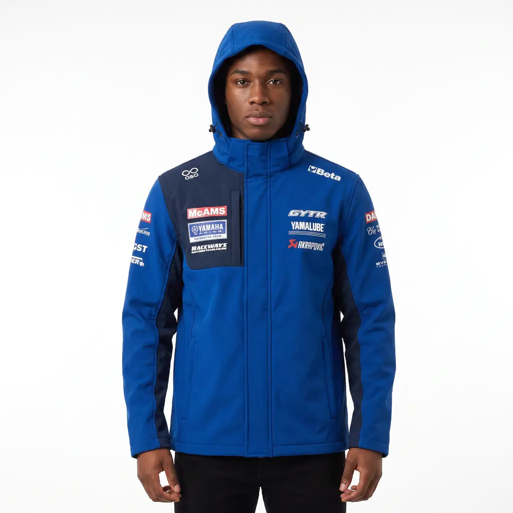 McAMS Yamaha 2026 Rain Jacket — detail view