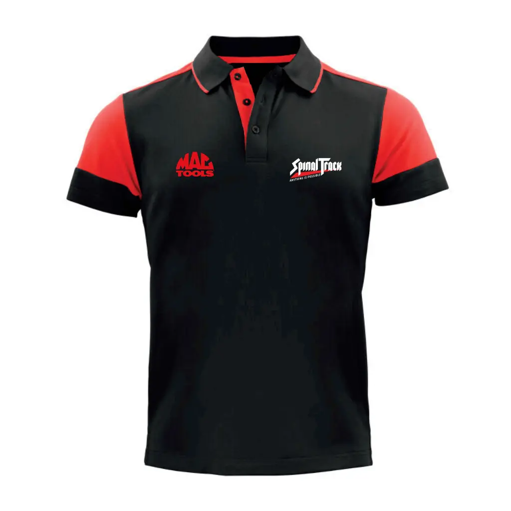 Spinal Track Contrast Polo