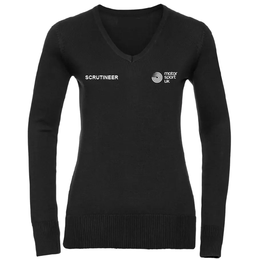 Motorsport UK V Neck Sweatshirt - Women