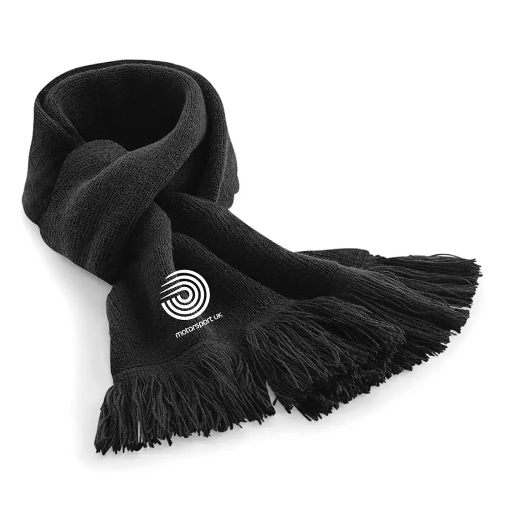 Motorsport UK Knitted Scarf