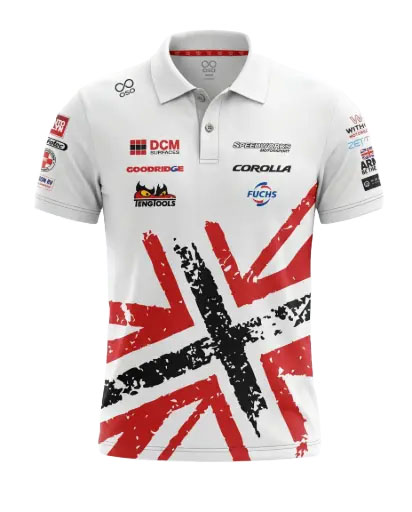 Speedworks Corolla Racing 2026 Polo Shirt (White) - Youth