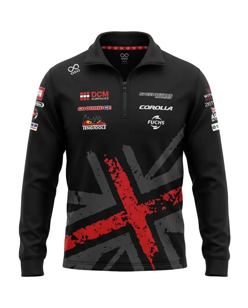 Speedworks Corolla Racing 2026 Qtr Zip (Black) - Youth