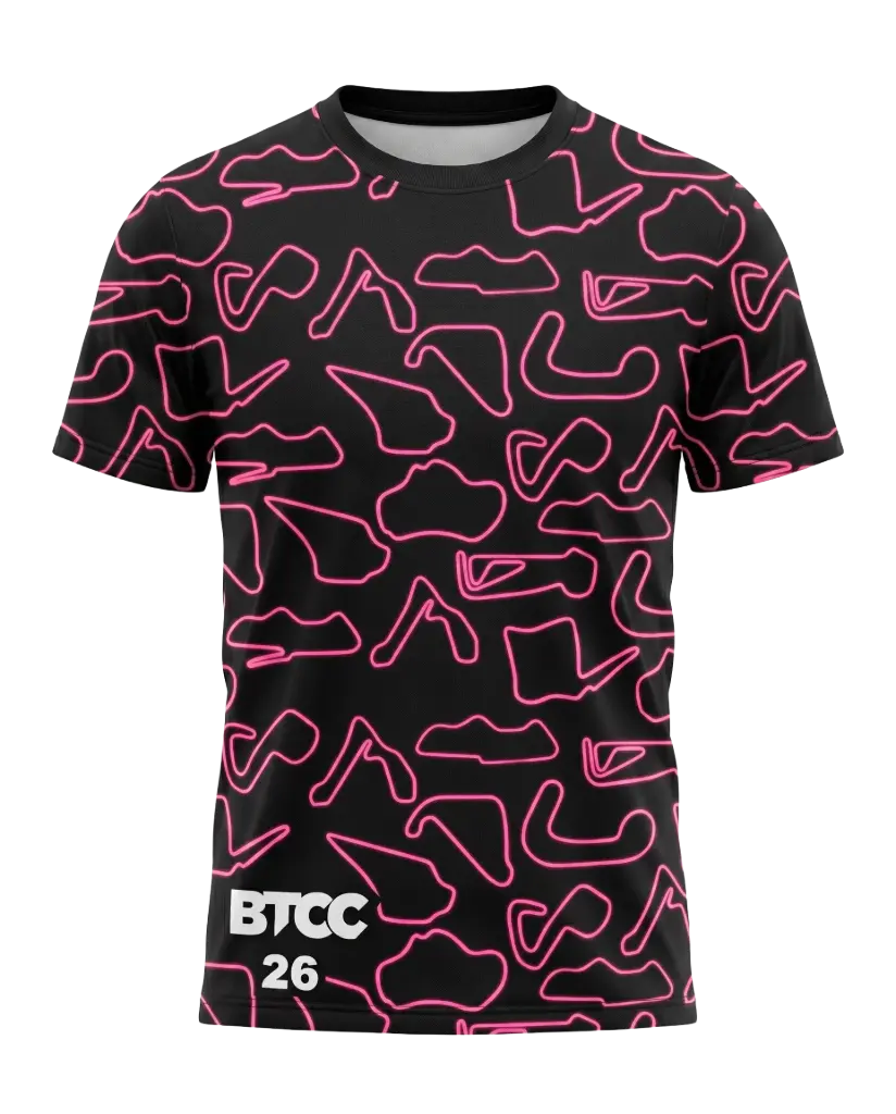 BTCC Circuit T-Shirt 2026 - Youth (Pink)