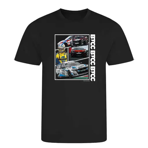 BTCC Calendar T-Shirt Design 3 - 2025