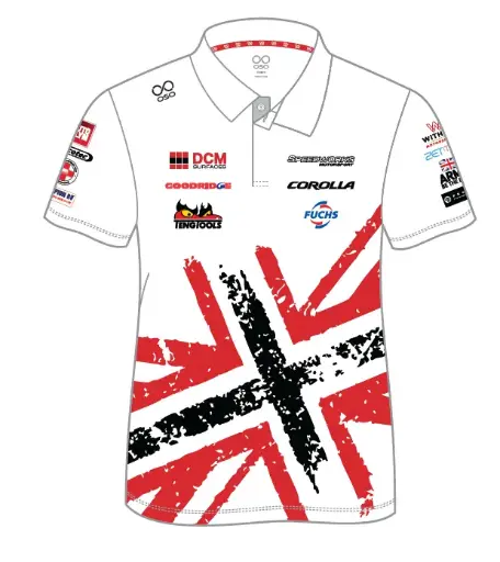 Speedworks Corolla Racing 2026 Polo Shirt (White) - Youth