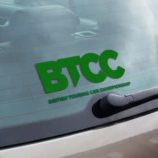 BTCC Window Sticker - Large