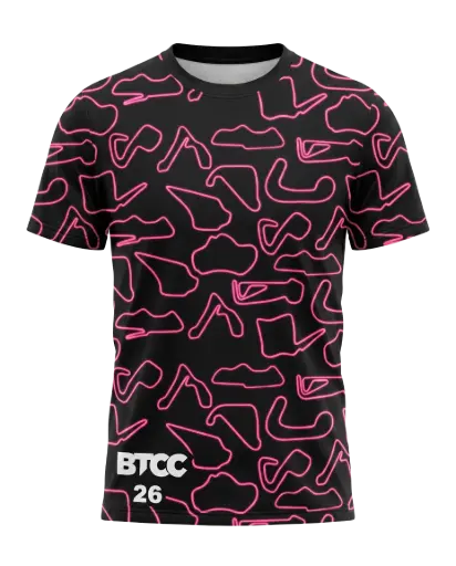 BTCC Circuit T-Shirt 2026 - Youth (Pink)