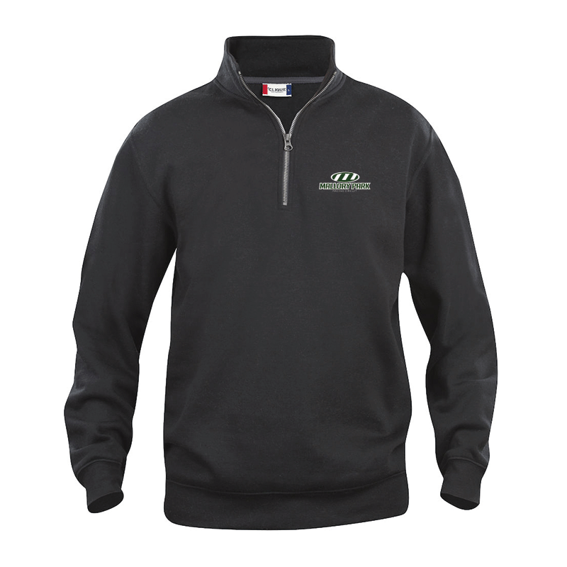 Mallory Park Quarter Zip Jumper - Black