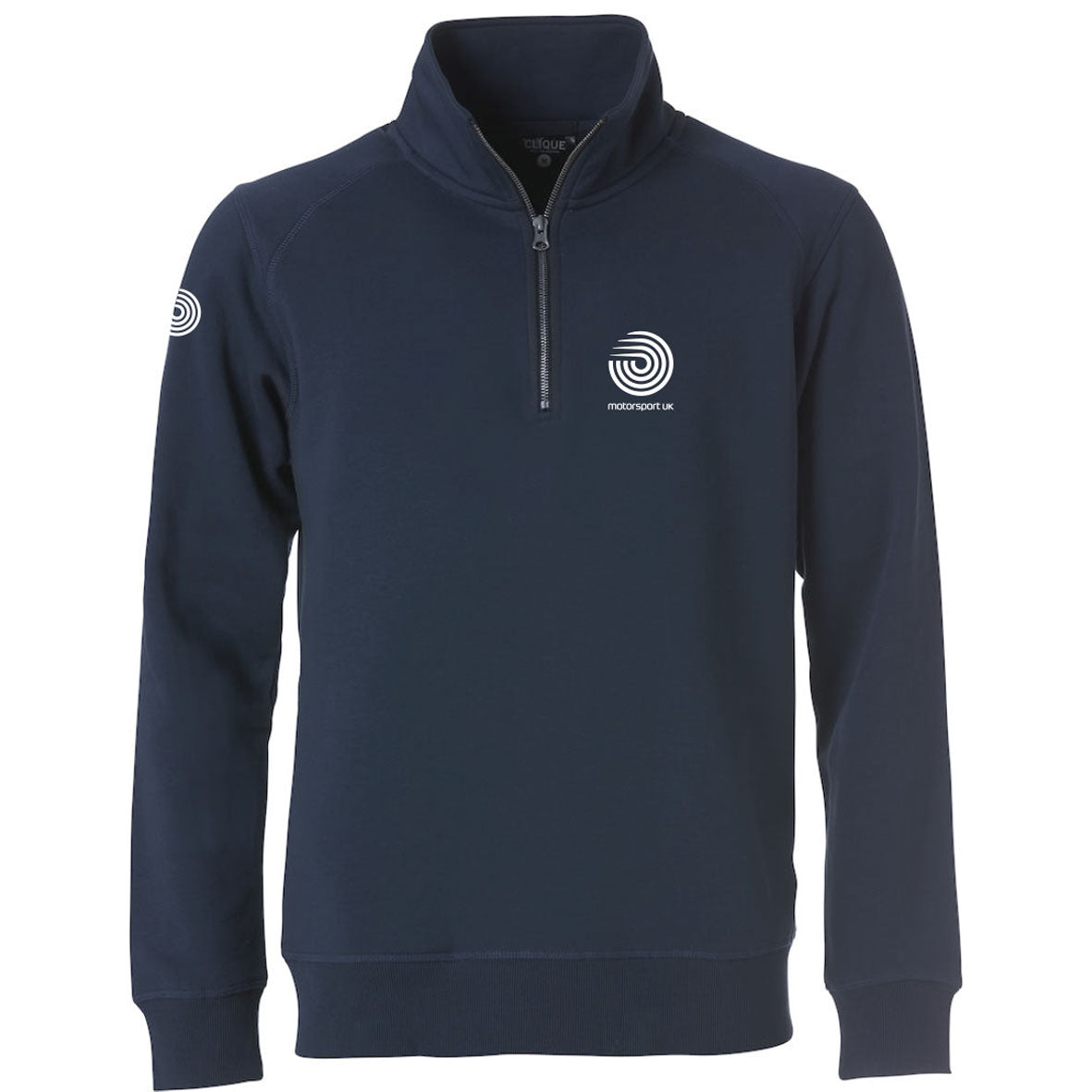 MSUK Zip Neck Sweatshirt - New fr. navy