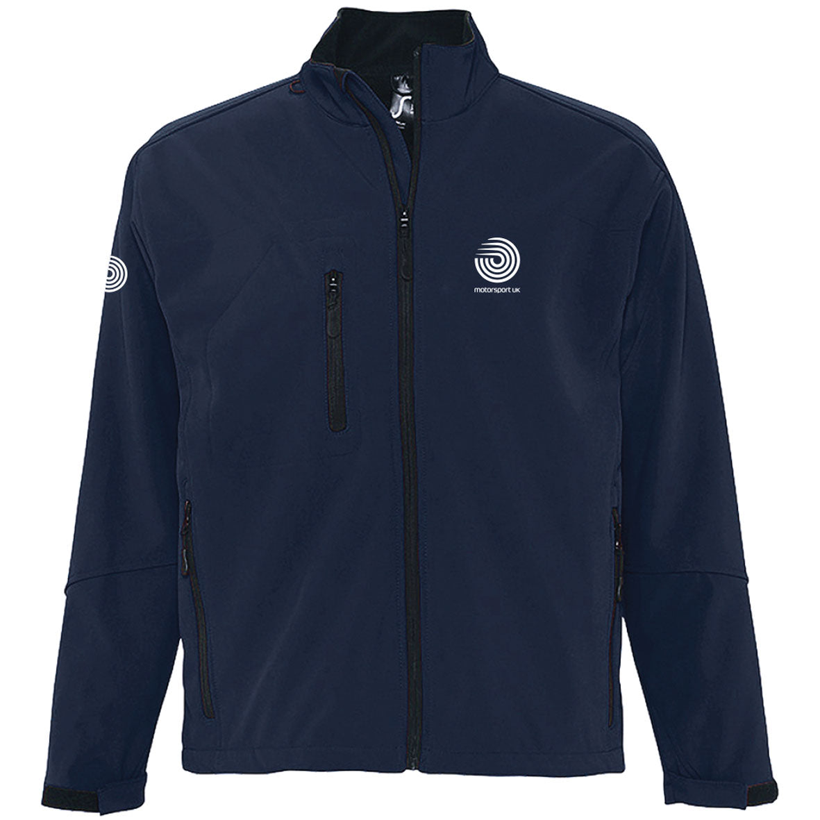 Veste Softshell Motorsport UK - Bleu abysse