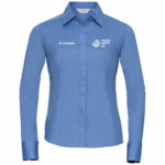 Chemise L/S Femme MSUK - Corporate Blue