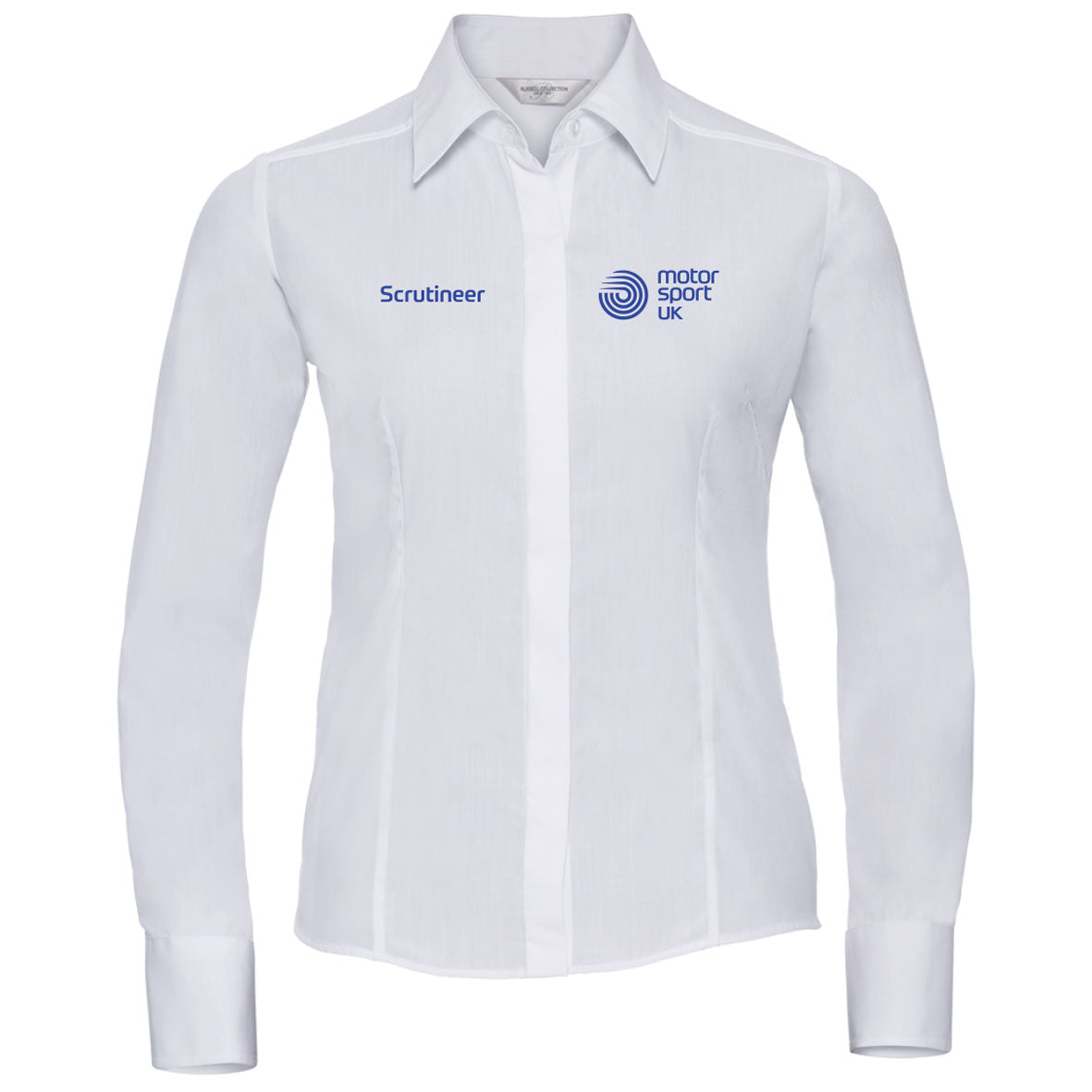 MSUK Ladies L/S Shirt - White