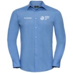 MSUK Mens L/S Shirt - Corporate Blue