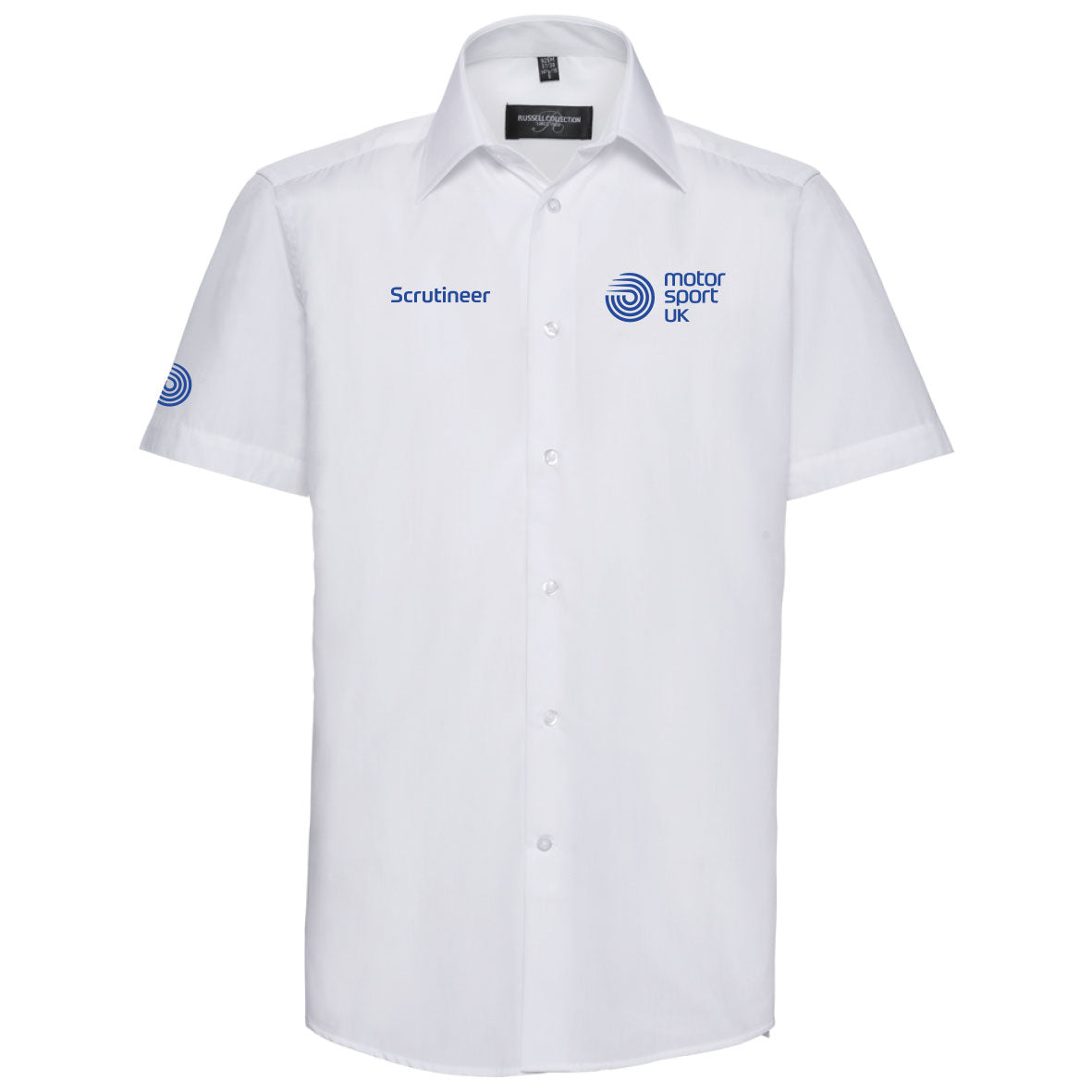 MSUK Mens S/S Shirt - White