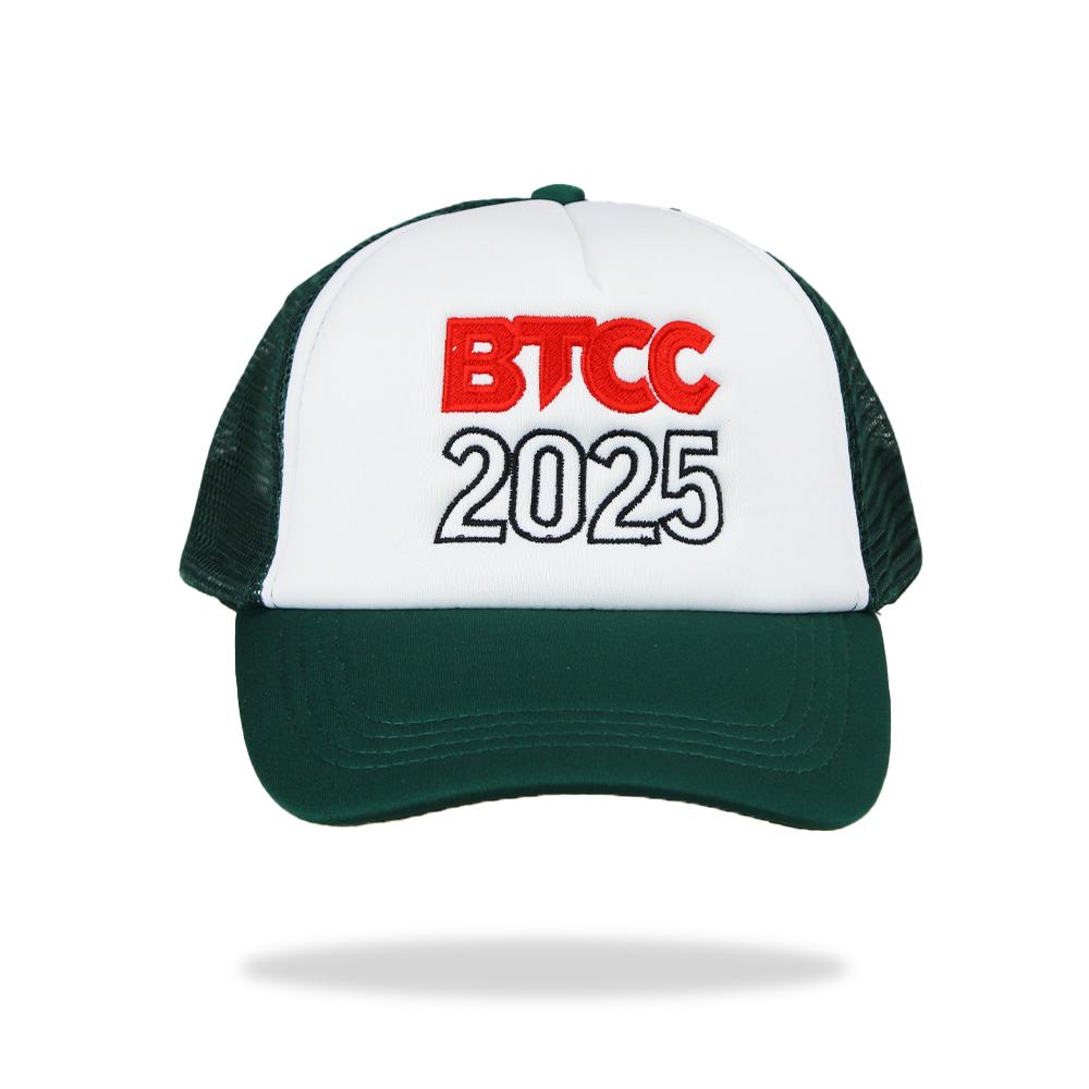 BTCC Mesh Trucker Cap - 2025 - bottle/white