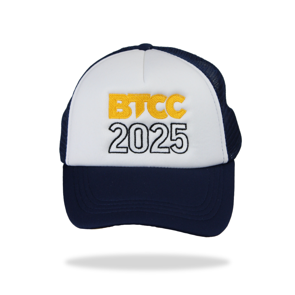 BTCC Mesh Trucker Cap - 2025 - Navy/white