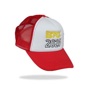 BTCC Mesh Trucker Cap - 2025 - Red/white