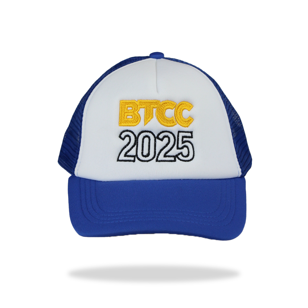 BTCC Mesh Trucker Cap - 2025 - Royal/white