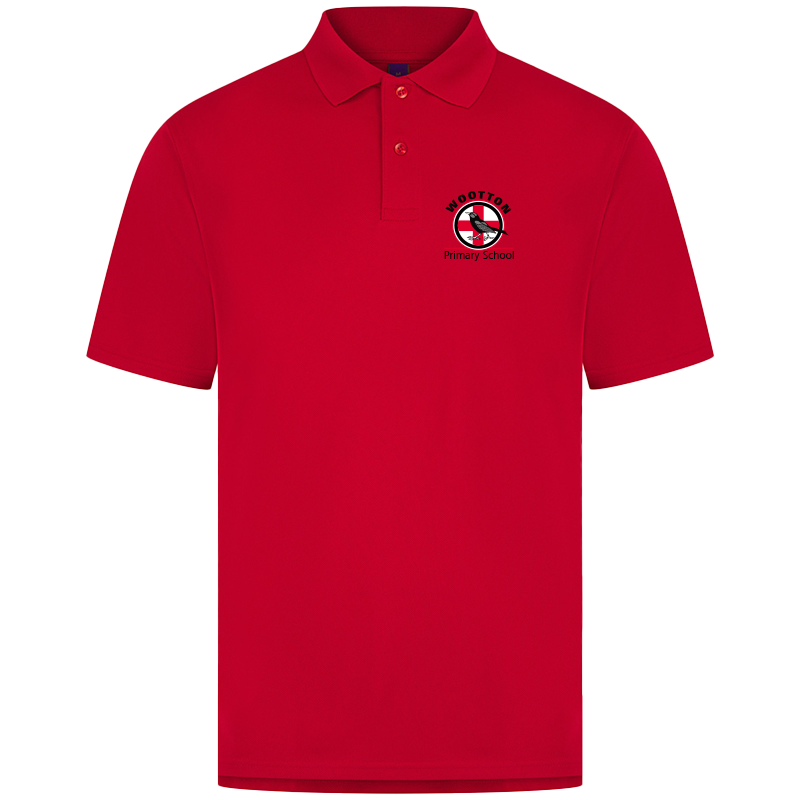 Wootton Primary School Polo Shirt - Mens - Classic Red