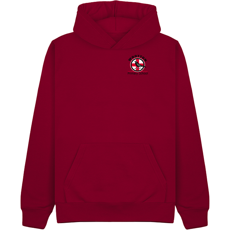 Wootton Primary School Hoodie - Junior - Red