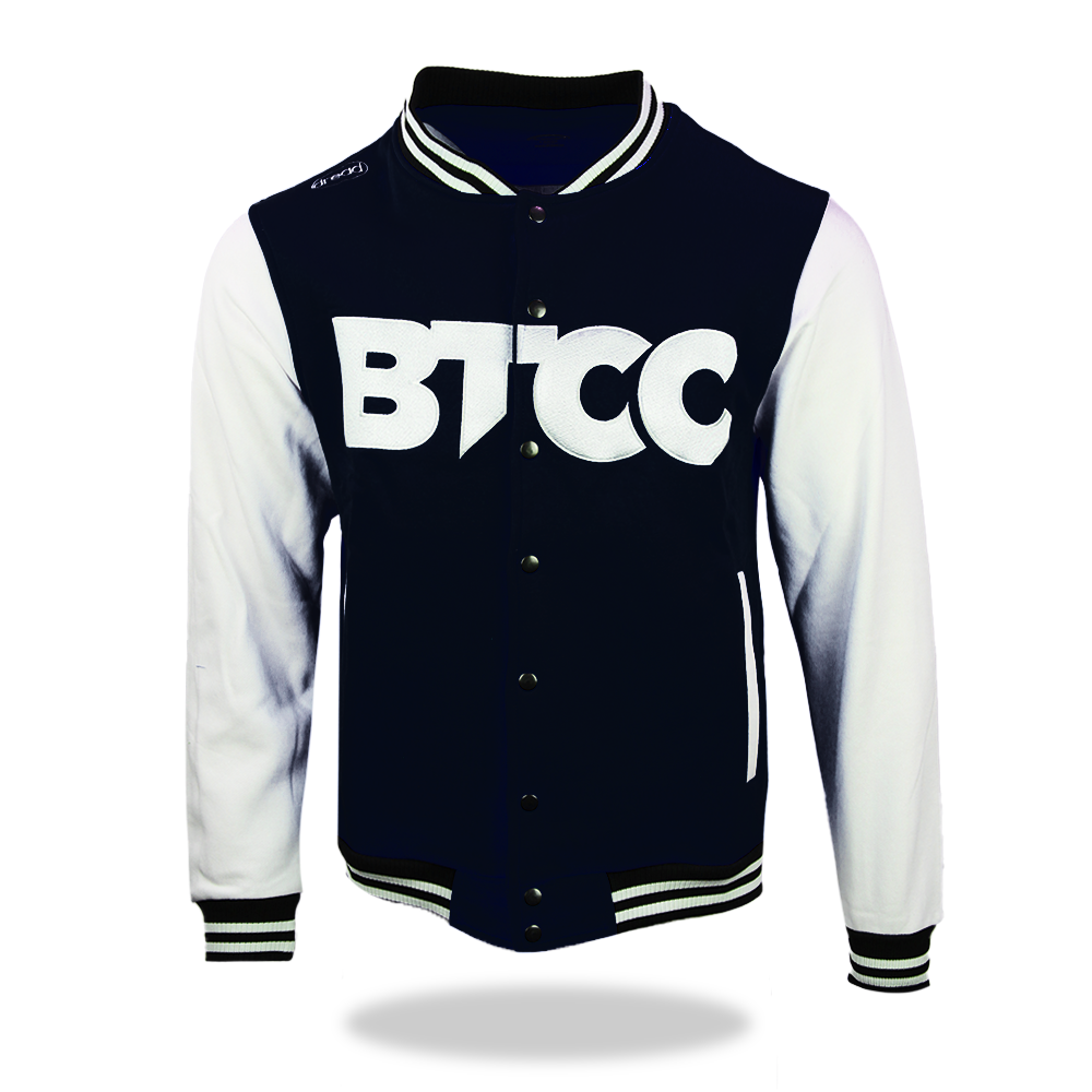 BTCC Varsity Jacket - 2025 - Black/white