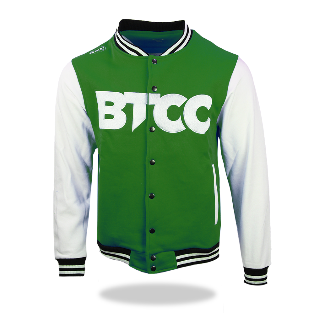 BTCC Varsity Jacket - 2025 - Green/white