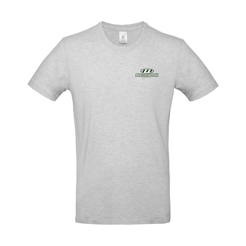 Mallory Park Embroidered Logo T-Shirt - Ash