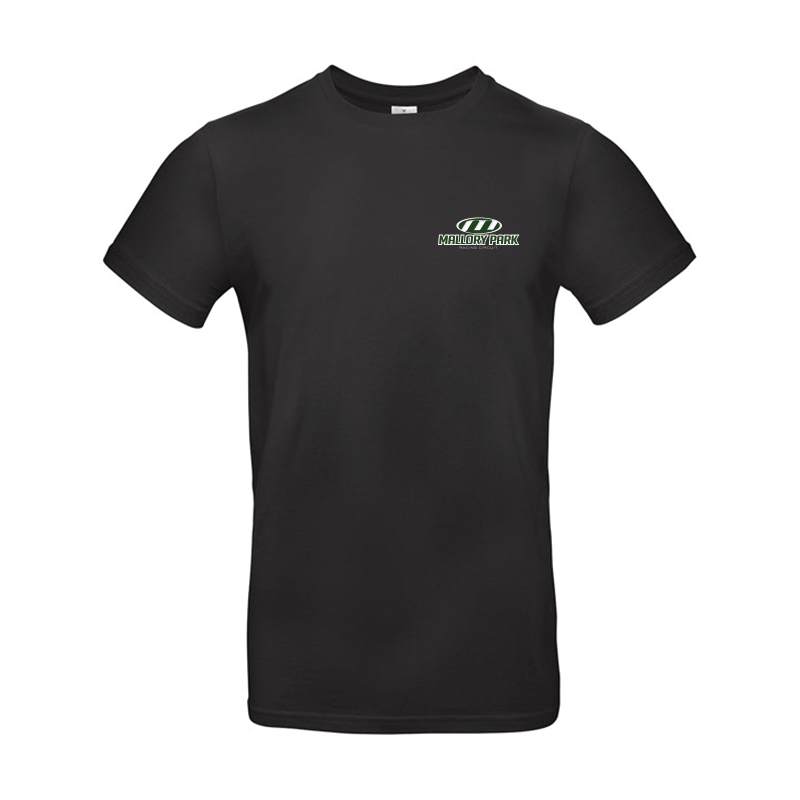 Mallory Park Embroidered Logo T-Shirt - Black