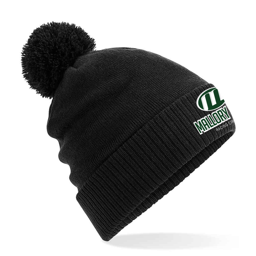 Mallory Park Bobble Hat - Black