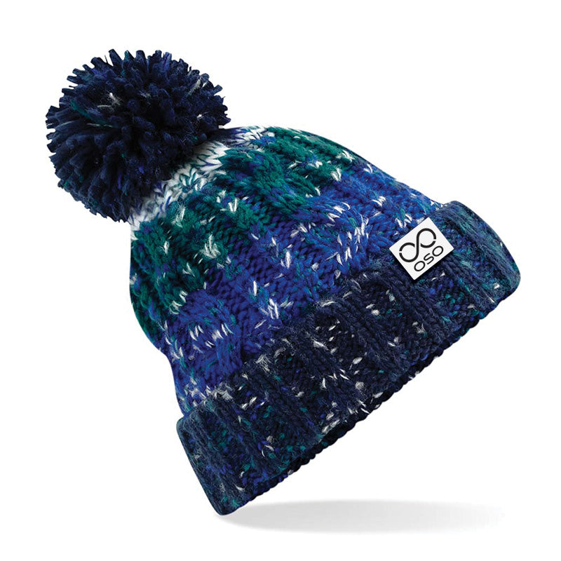 OSO Super Warm Bobble Hat - Alpine Blues