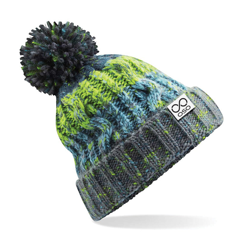 OSO Super Warm Bobble Hat - Electric grey