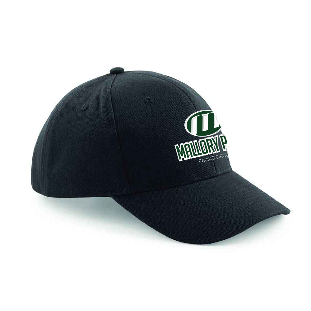 Mallory Park Heavy Brushed Cotton Cap - Black