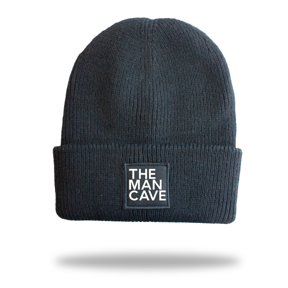The Man Cave Beanie - Black