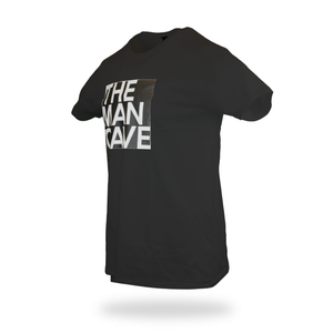 The Man Cave T-Shirt - Deep black