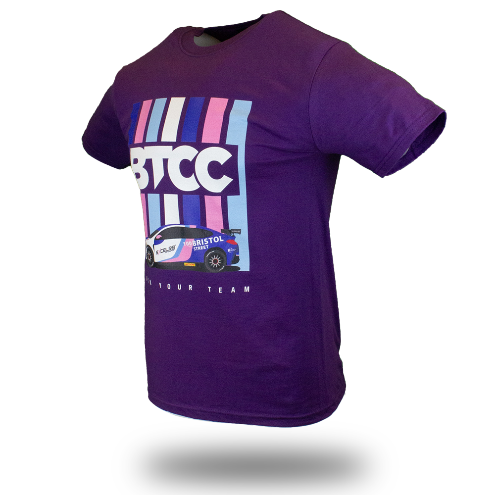 T-Shirt BTCC Saison 2024 - Violet