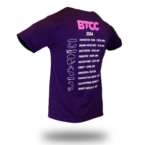 T-Shirt BTCC Saison 2024 - Violet