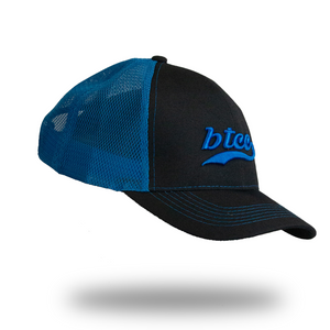 Casquette Mesh BTCC - Charbon/Cyan