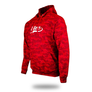 BTCC Roter Camouflage-Kapuzenpullover - Rotes Camouflage