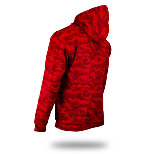 BTCC Roter Camouflage-Kapuzenpullover - Rotes Camouflage