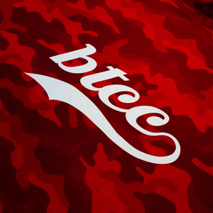 BTCC Roter Camouflage-Kapuzenpullover - Rotes Camouflage