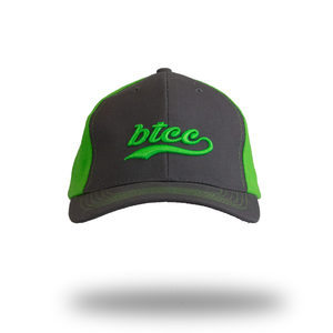 BTCC Cap - Charcoal/Bright Green