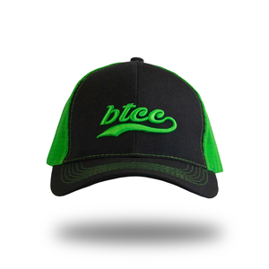 BTCC Mesh Cap - Charcoal/Bright Green