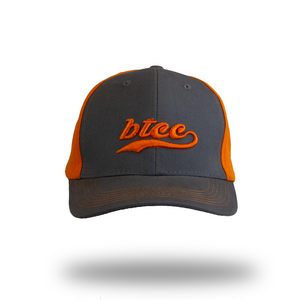 Casquette BTCC - Charbon/orange