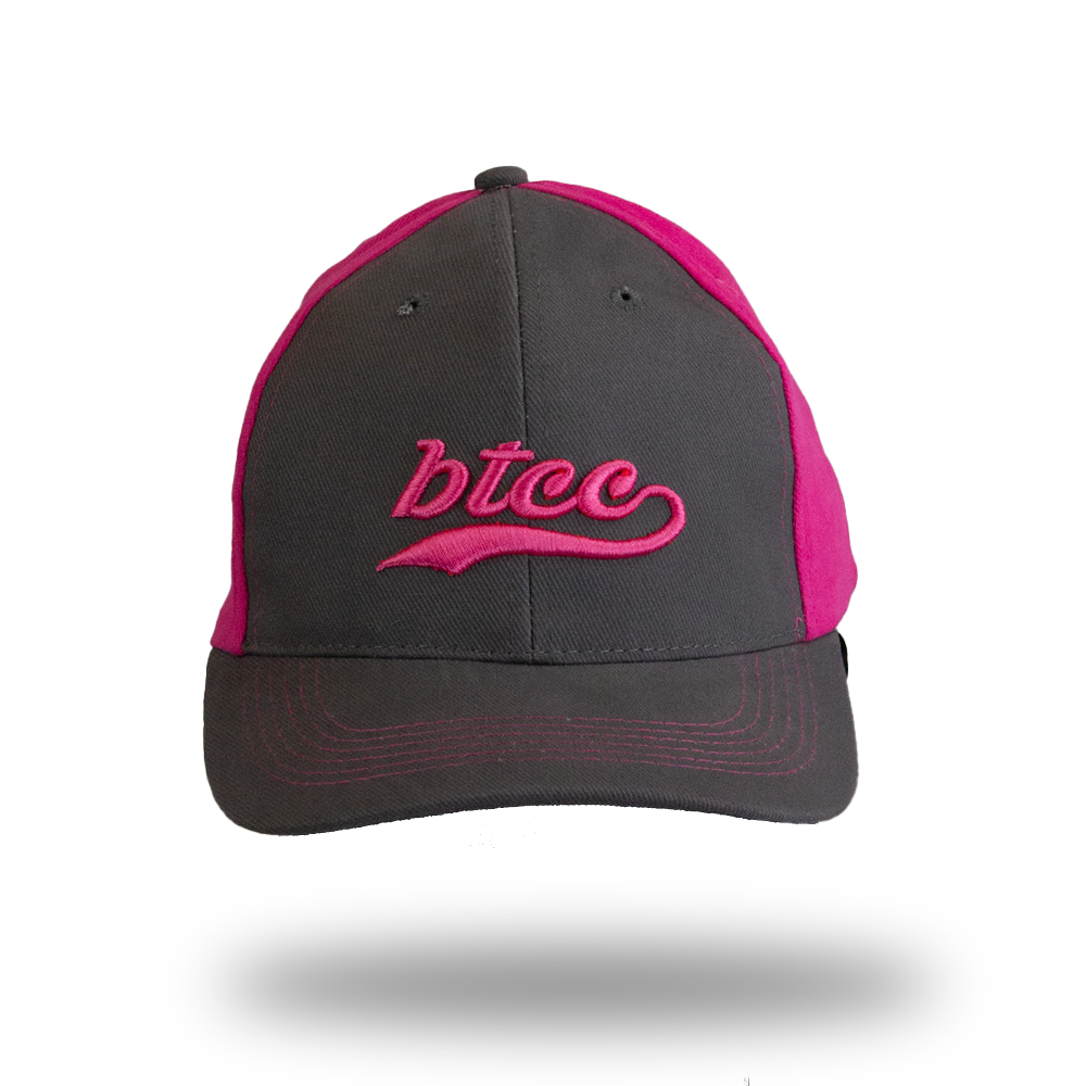 BTCC Cap - Charcoal/Hot Pink