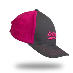 BTCC Cap - Charcoal/Hot Pink