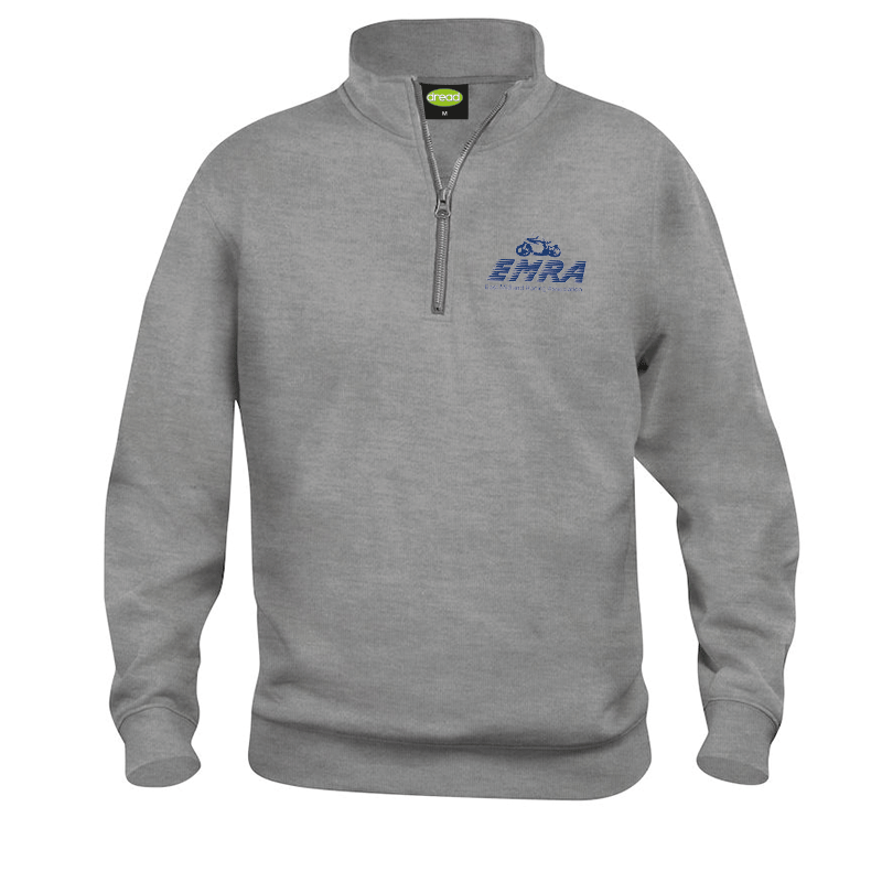 EMRA Quarter Zip Jumper - Grey melange